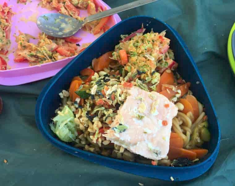 Camping meal