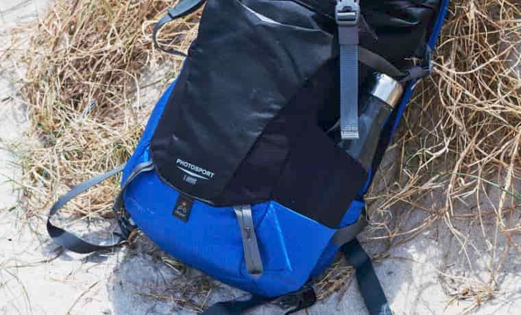 Bottle pocket on backpack