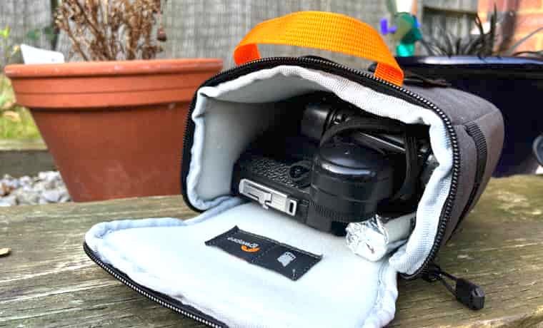 Camera in case