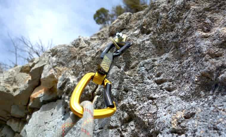 Climbing quickdraw