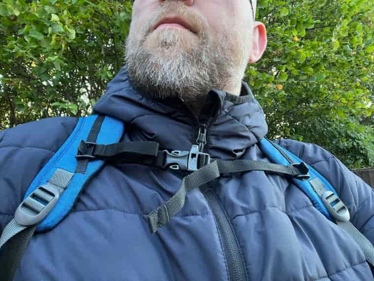 Sternum strap of backpack