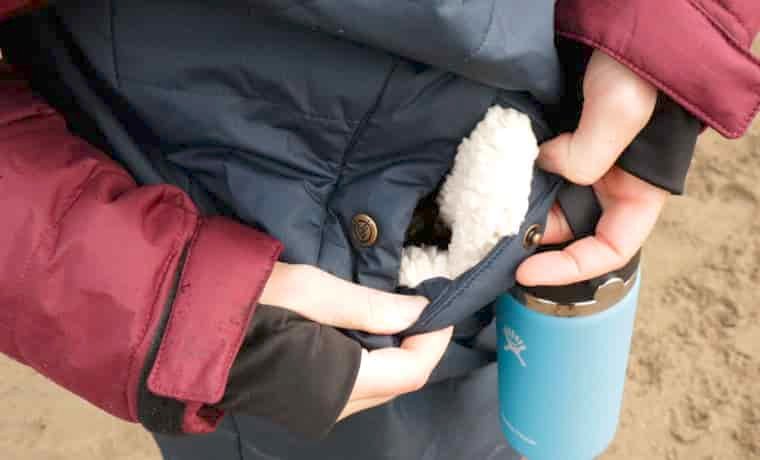 Inside of jacket pocket