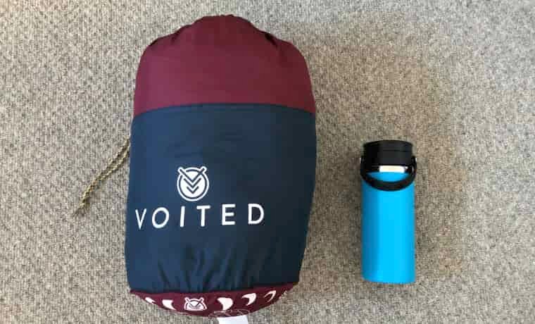 Voited Slumber Jacket packed