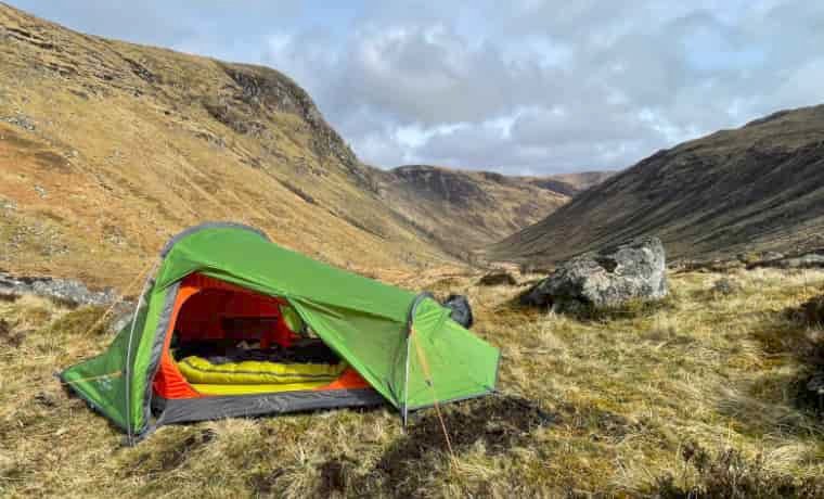 Wild camping in scotland