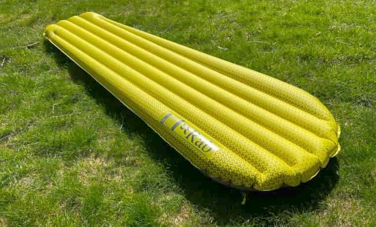 yellow sleeping mat