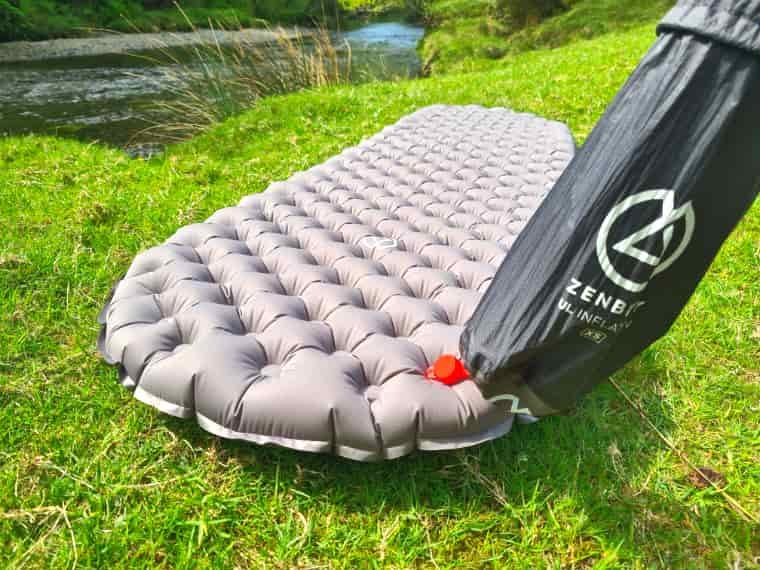 Pump sack and camp mattress