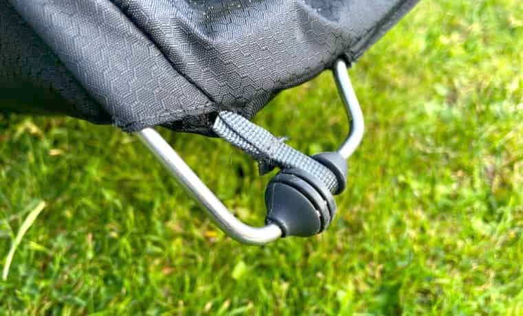 Backpack carrier foot