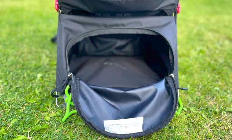 Storage of child carrier