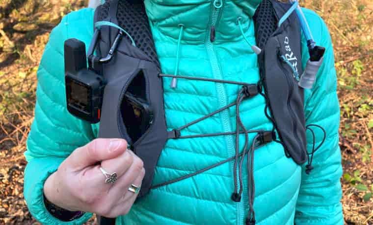 backpack shoulder pocket