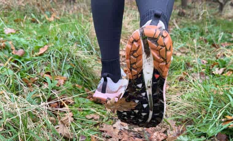 Sole of running shoes